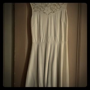 Cream colored party dress/casual wedding